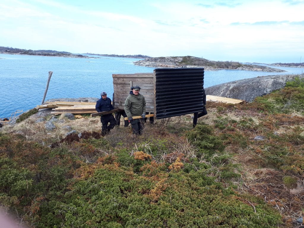 Dasset uppför backen