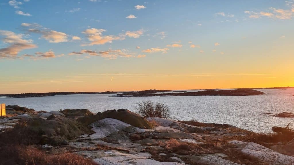 Solnedgång från Lill Högskär