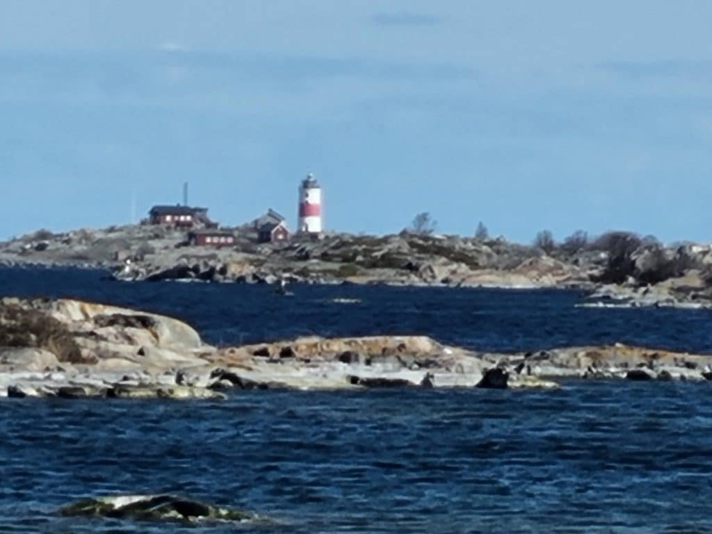 Vy mot norr, Söderarms fyr