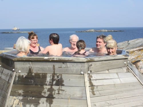 Badtunnan med vy österut